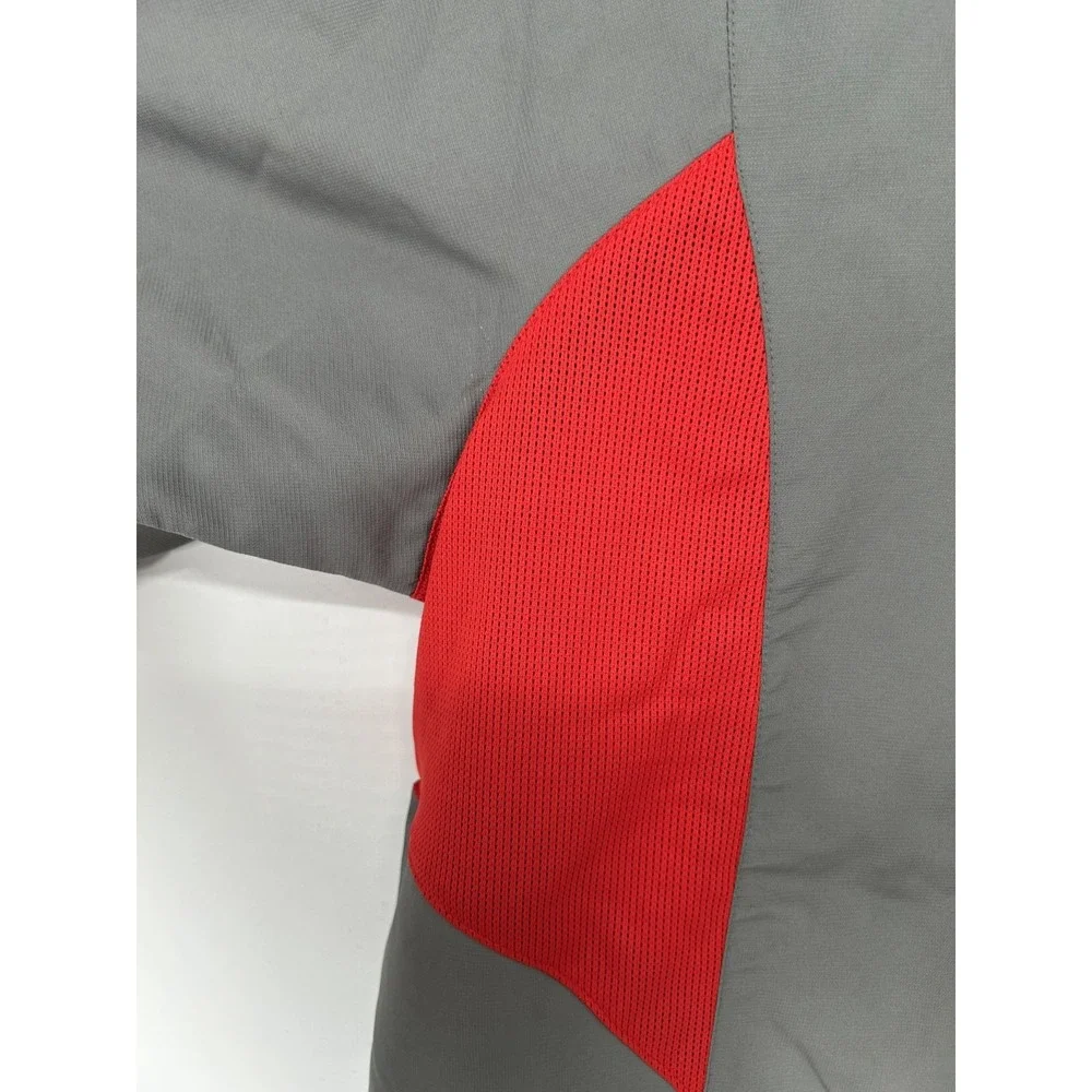 Nike Batting Jacket Short Sleeve‎ Quarter 1/4 Zip Button Rutgers Scarlet Knights